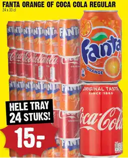 Dirck 3 Fanta orange of Coca Cola regular aanbieding