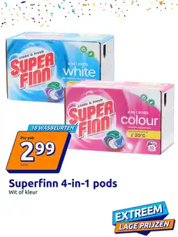 Action Superfinn 4-in-1 pods aanbieding