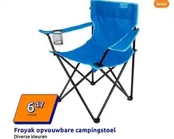 Action Froyak opvouwbare campingstoel aanbieding