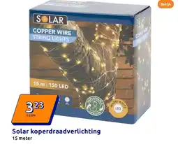 Action Solar koperdraadverlichting aanbieding