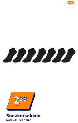 Action Sneakersokken aanbieding