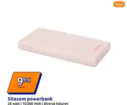 Action Sitecom powerbank aanbieding