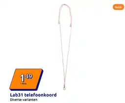Action Lab31 telefoonkoord aanbieding