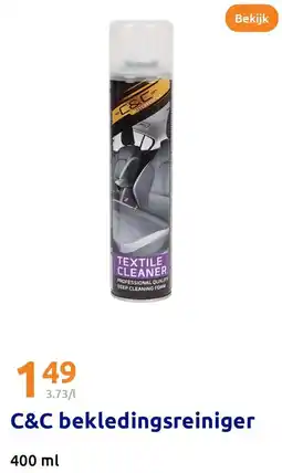 Action C&C bekledingsreiniger aanbieding