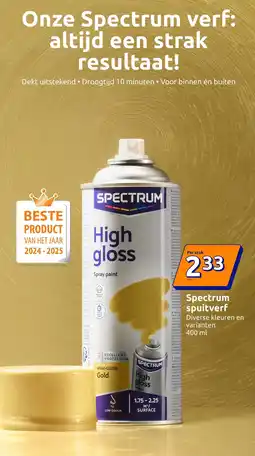 Action Spectrum spuitverf aanbieding