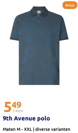 Action 9th Avenue polo aanbieding