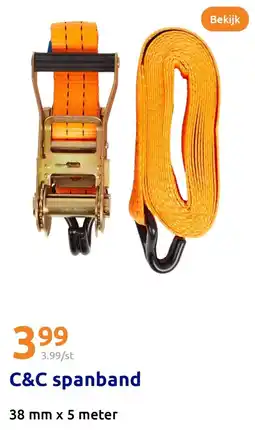 Action C&C spanband aanbieding