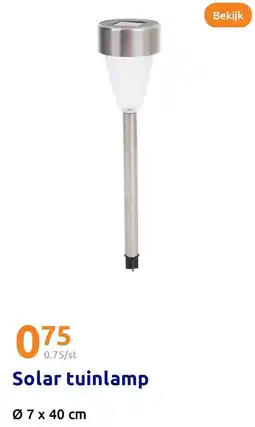 Action Solar tuinlamp aanbieding