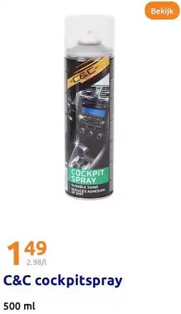 Action C&C cockpitspray aanbieding