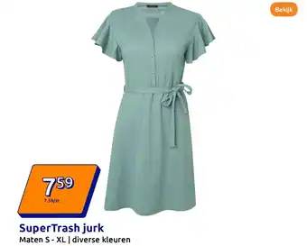 Action SuperTrash jurk aanbieding