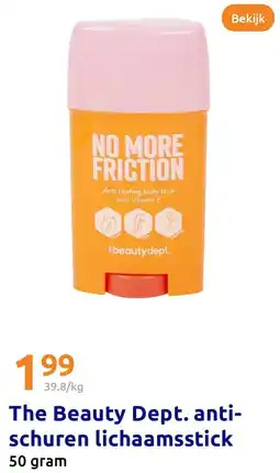 Action The Beauty Dept. anti-schuren lichaam stick aanbieding