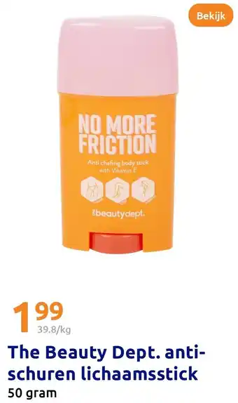 Action The Beauty Dept. anti-schuren lichaam stick aanbieding