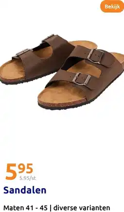 Action Sandalen aanbieding