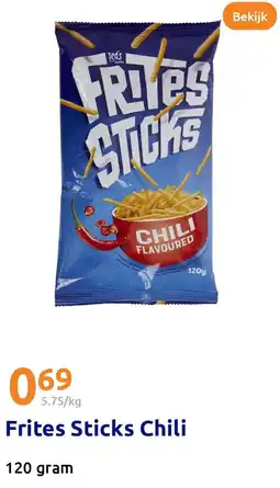 Action Frites Sticks Chili aanbieding