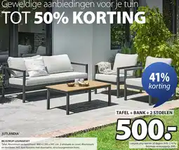 Jysk Jutlandia bejstrup loungeset aanbieding