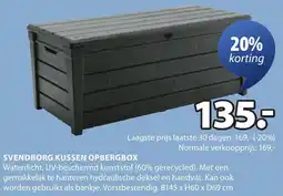 Jysk Svendborg kussen opbergbox aanbieding