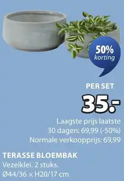 Jysk Terasse bloembak aanbieding