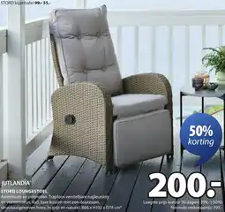 Jysk Jutlandia stord loungestoel aanbieding