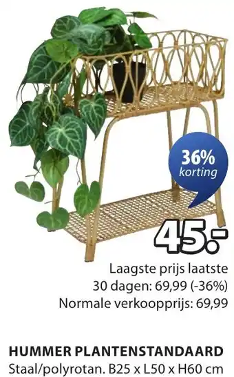 Jysk Hummer plantenstandaard aanbieding