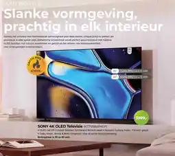EP Beerepoot Sony 4k Oled televisie aanbieding