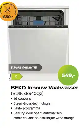EP Beerepoot Beko inbouw vaatwasser aanbieding