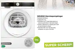 EP Beerepoot Siemens Warmtepompdroger aanbieding
