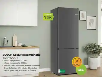 EP Beerepoot Bosch Koelvriescombinatie aanbieding