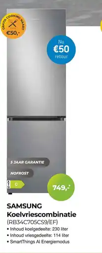 EP Beerepoot Samsung koelvriescombinatie aanbieding