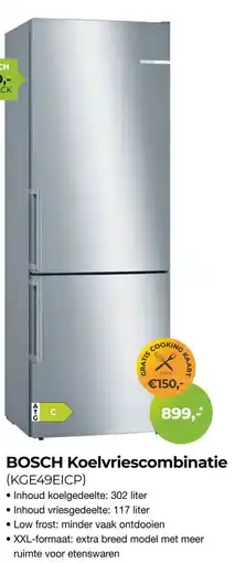 EP Beerepoot Bosch Koelvriescombinatie aanbieding