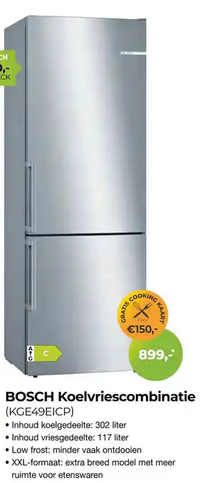 EP Beerepoot Bosch Koelvriescombinatie aanbieding
