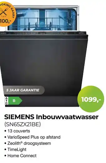 EP Beerepoot Siemens Inbouwvaatwasser aanbieding
