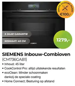 EP Beerepoot Siemens Inbouw Combioven aanbieding