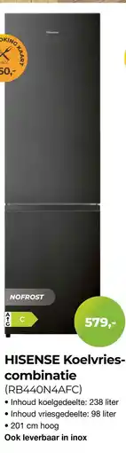 EP Beerepoot Hisense koelvries combinatie aanbieding