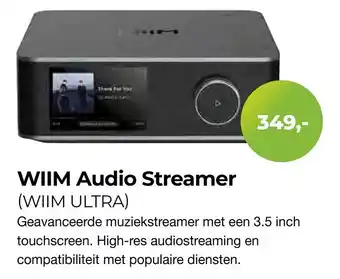 EP Beerepoot WIIM Audio Streamer Wiim ultra aanbieding