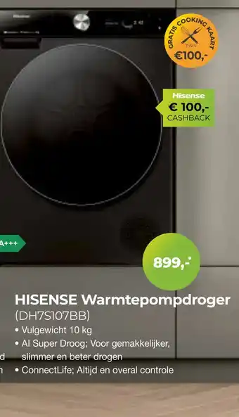 EP Beerepoot Hisense warmtepompdroger aanbieding