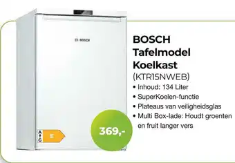 EP Beerepoot Bosch Tafelmodel Koelkast aanbieding
