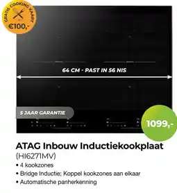 EP Beerepoot ATAG Inbouw Inductiekookplaat aanbieding