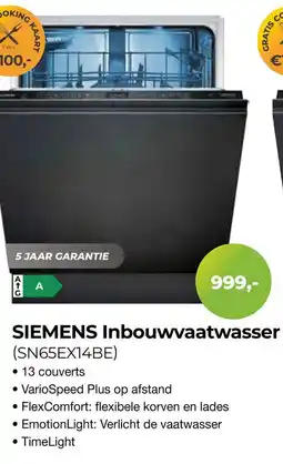 EP Beerepoot Siemens Inbouwvaatwasser aanbieding