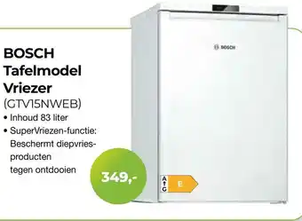 EP Beerepoot Bosch Tafelmodel Vriezer aanbieding