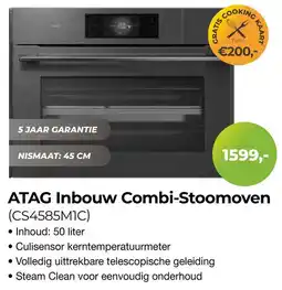EP Beerepoot Atag Inbouw Combi-Stoomoven aanbieding