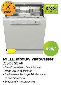 EP Beerepoot Miele Inbouw Vaatwasser aanbieding
