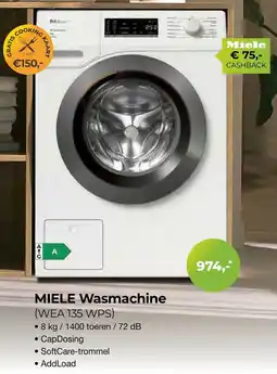 EP Beerepoot Miele Wasmachine aanbieding