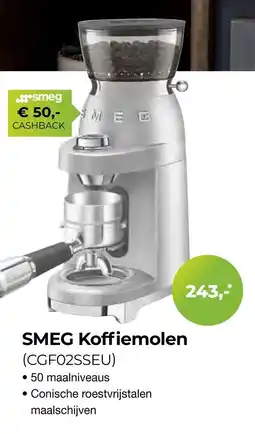 EP Beerepoot SMEG Koffiemolen aanbieding