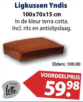 Huisdier Voordeelshop Ligkussen Yndis aanbieding