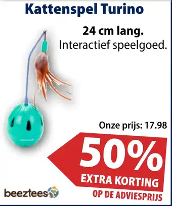 Huisdier Voordeelshop Kattenspel Turino aanbieding