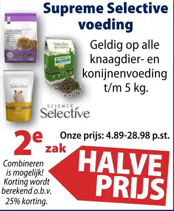 Huisdier Voordeelshop Supreme Selective voeding aanbieding