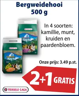 Huisdier Voordeelshop Bergweidehooi 500 g aanbieding