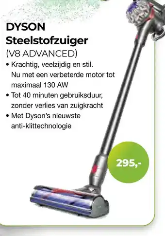 EP Beerepoot DYSON Steelstofzuiger aanbieding