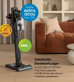 EP Beerepoot SAMSUNG Steelstofzuiger aanbieding