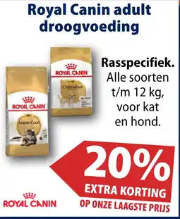 Huisdier Voordeelshop Royal Canin adult droogvoeding aanbieding
